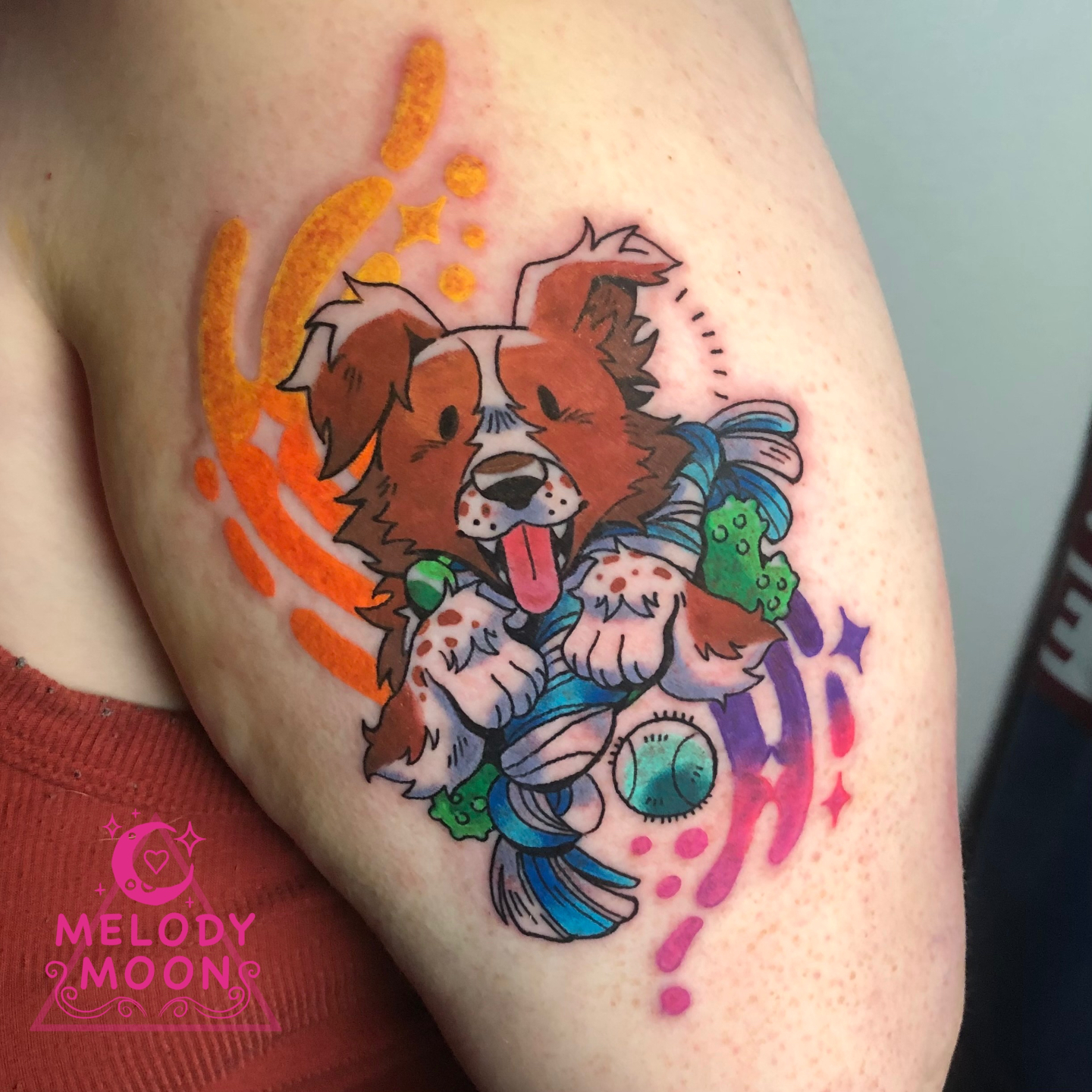 Expert-Designed Memorial Tattoo Portrait of Max by PawTattoo